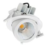 Philips Faretti LED LuxSpace Accent Compatto RS772B 22W 1900lm 36D - 930 Luce Calda | 134mm - Miglior resa cromatica