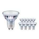 Confezione Multipack 10x Philips Corepro LED Faretti GU10 PAR16 4.6W 390lm 36D - 840 Bianco Freddo | Sostitutiva 50W