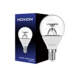 Noxion Lucent Lustre LED E14 Sferica Chiara 5.5W 470lm - 822-827 Dim To Warm | Dimmerabile - Sostitutiva 40W