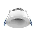 Noxion Faretti LED Ares Profondo Bianca 6W 540lm 927-940 3CCT - con Inner Il Anello Bianca| Ritaglio 68mm