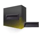 Luce Da Parete Chester PC Antracite 2W 100lm - 840 Bianco Freddo 