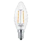 Philips Corepro LED Candela E14 Attorcigliata Candela Filamento Chiara 2W 250lm - 827 Bianco Molto Caldo | Sostitutiva 25W